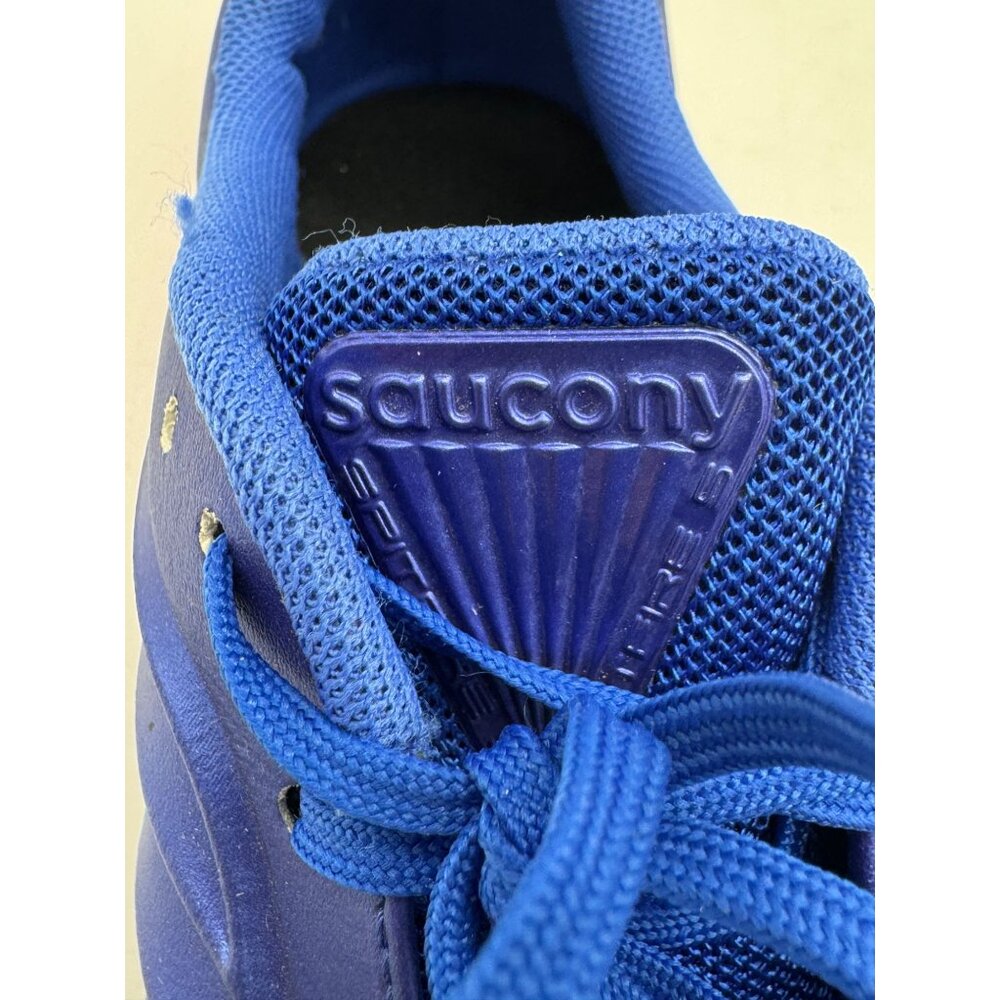 Saucony Women's Spitfire 5 Running Spikes Performance Shoes Size 9.5 Blue Pink - Picture 2 of 15